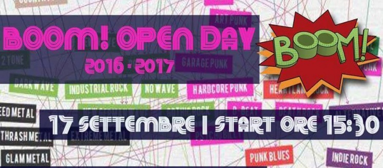 BOOM! OPEN DAY